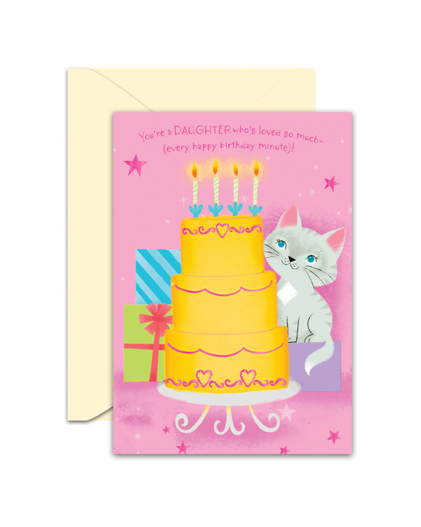Greeting Card - GC2916-HAL108 - HAPPY BIRTHDAY - DAUGHTER